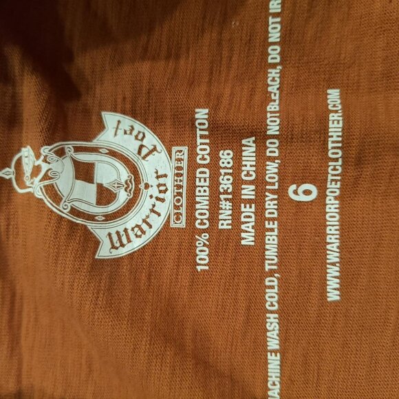 Size 6 Warrior Poet Long Sleeve Boy Shirt Jacket‎ - NEW - Picture 2 of 7